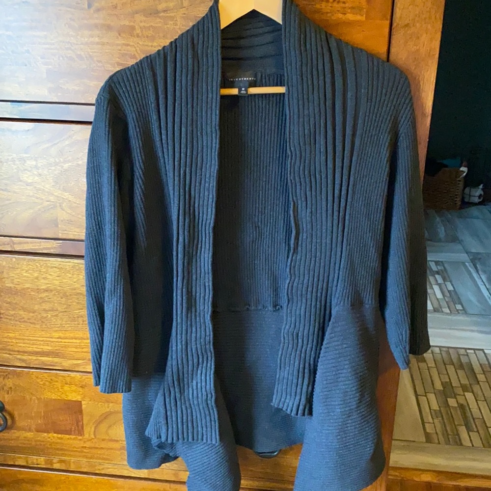 Black cardigan